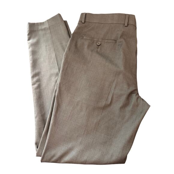 New ORIGINAL PENGUIN Men's Gray Osman Flat Front Dress Pants Size 34X34 - Picture 5 of 6